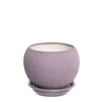 Flowerpot Ball silk, 1.4 l, d12, Zaporozhkeramika