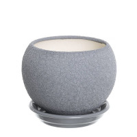 Flowerpot Ball silk, 9l, d21, Zaporozhkeramika