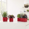 Вазон Lechuza CUBE Glossy 14