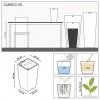 Вазон Lechuza CUBICO Premium 30