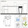 Вазон Lechuza CUBICO Premium 40
