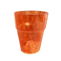 Orchid holder with glass edge (mix), d 13cm