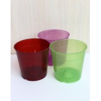 Orchid transplant planter, plastic