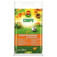 Solid fertilizer of long action for lawns (autumn) Compo, 4 kg